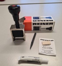 4mm Datumstempel Modell D28 Reiner Metall, Robust, Metal Dater Dateur M&eacute;tallique