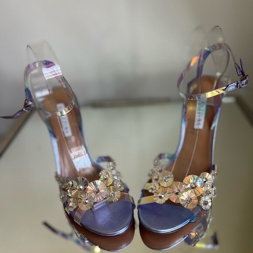 New Aquazzura Meteorite Sandals 40 $1,250 - Picture 13 of 14