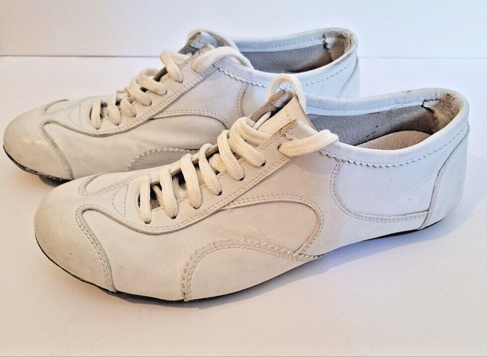 Prada white sneakers size 6 with 28 cm insole-image