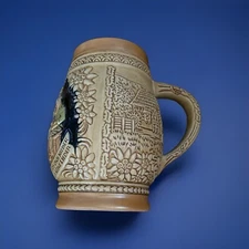 Anheuser Busch Beer Stein Katakombe CS3 Small Cobalt Center 1976