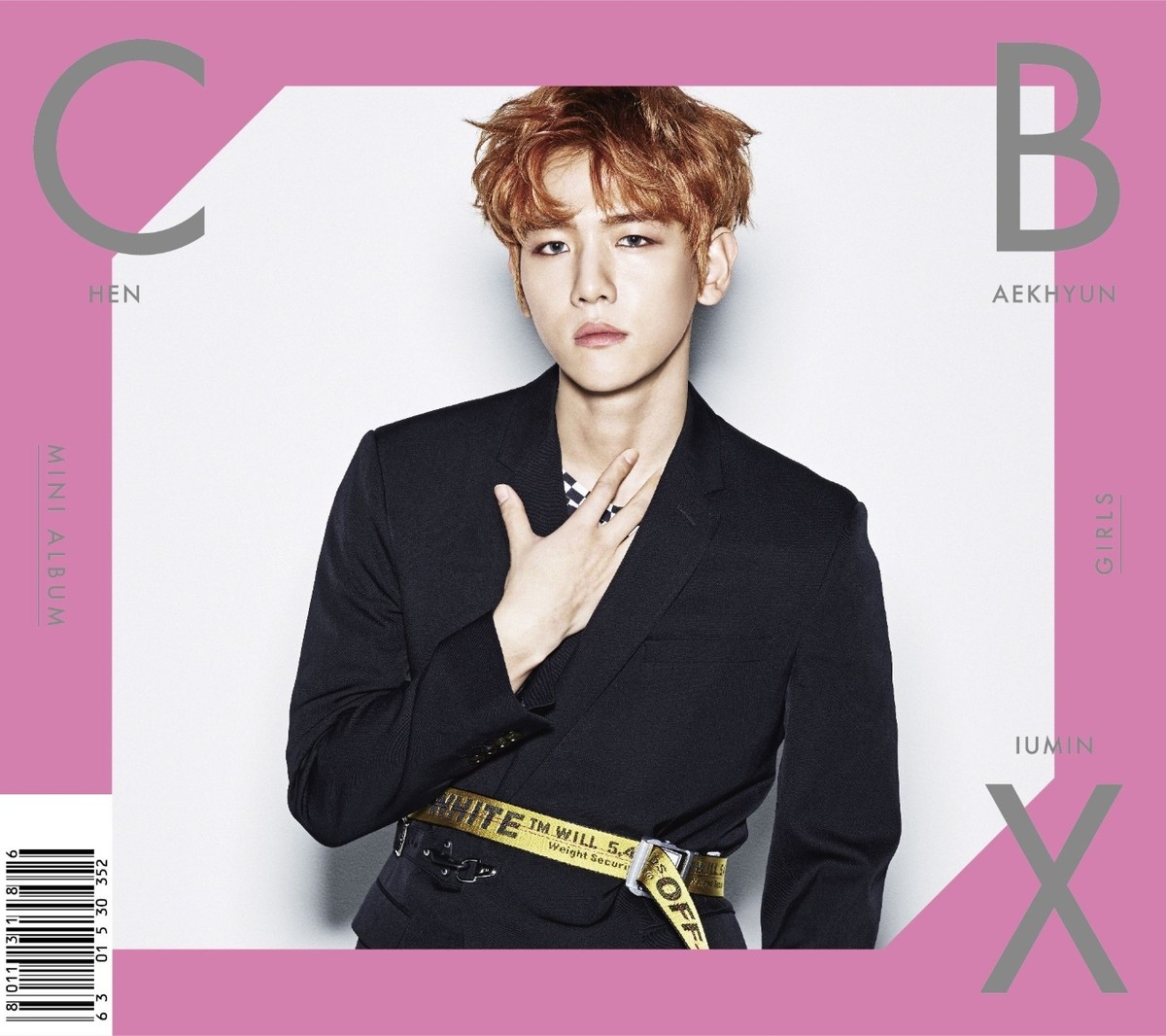 New EXO-CBX GIRLS ベクヒョン Ver BAEKHYUN Ver. CD Limited Edition
