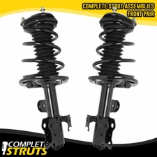 Front Pair Complete Struts & Coil Spring Assemblies for 2012-2016 Toyota Prius V