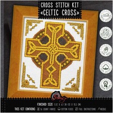 Celtic Cross Stitch Masterpiece Kit - Unleash Your Creativity with this Exquisit