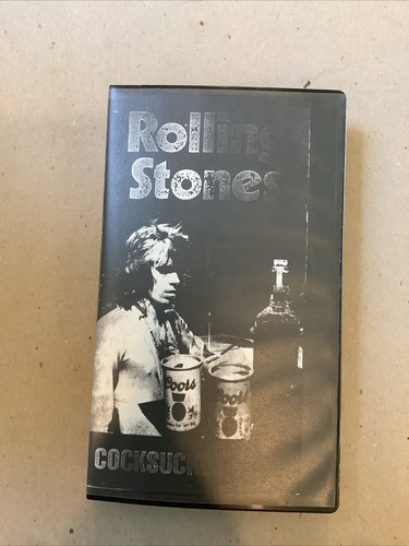 Rolling Stones: Cocksucker Blues VHS Tape Pewster Videocassette 1993