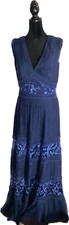 Tadashi Shoji FY18117L Evening Dress Womens Blue Sz 6 NWT