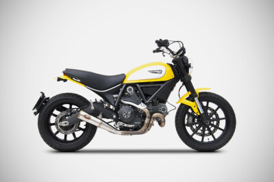 Zard Auspuff Zuma Ducati Scrambler 800 2017-2020 und andere Euro4 slip on tief g