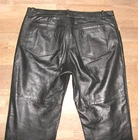 Gipsy Men’s Black Nappa Leather Jeans W36 L29-30 Five-Pocket