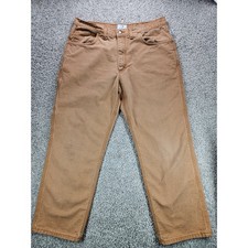 Tyndale FR Work Pants Mens 38x32 Brown Canvas Flame Resistant Arc Rated USA Made