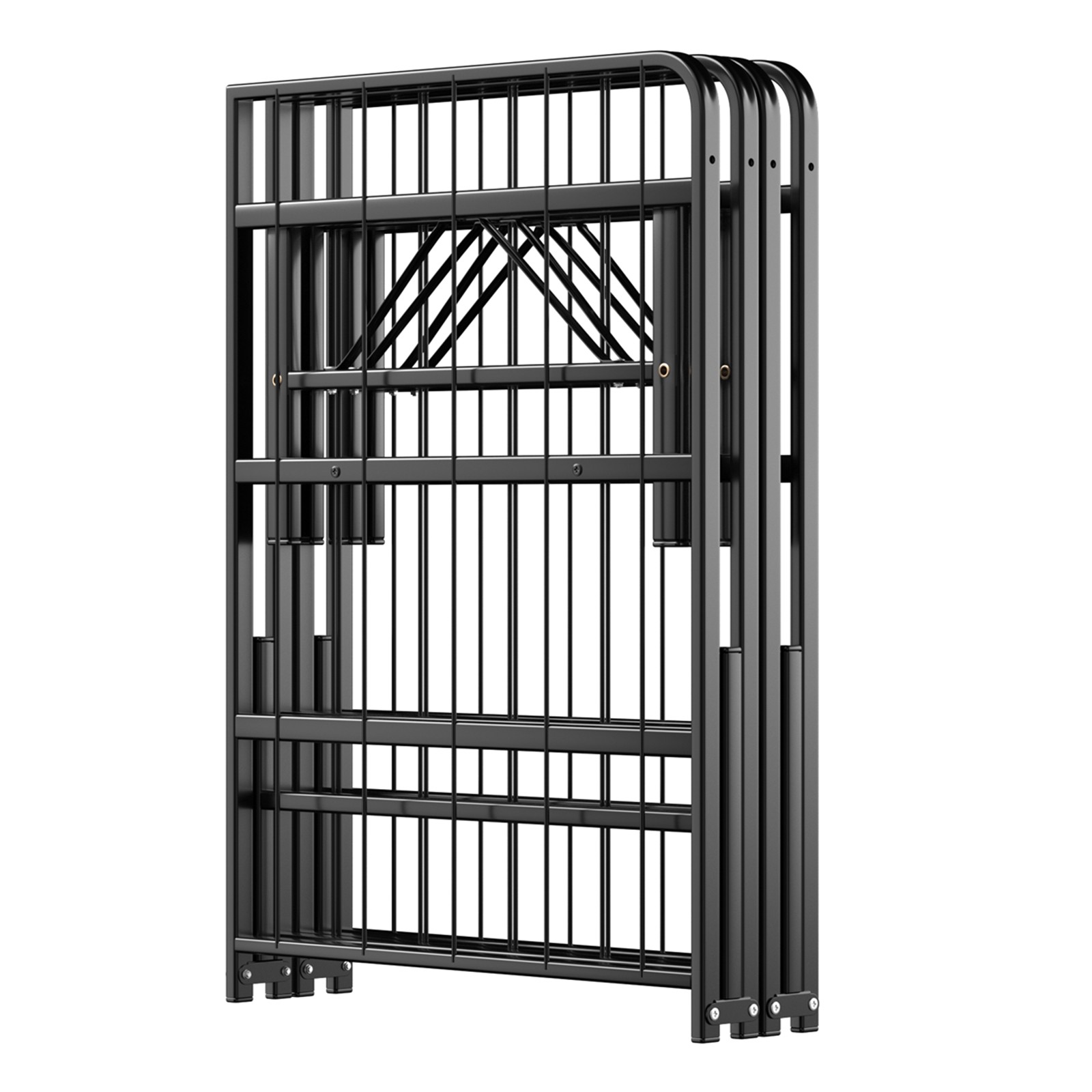 14" Queen Metal Platform Bed Foldable Mattress Foundation Tool-Free Assembly