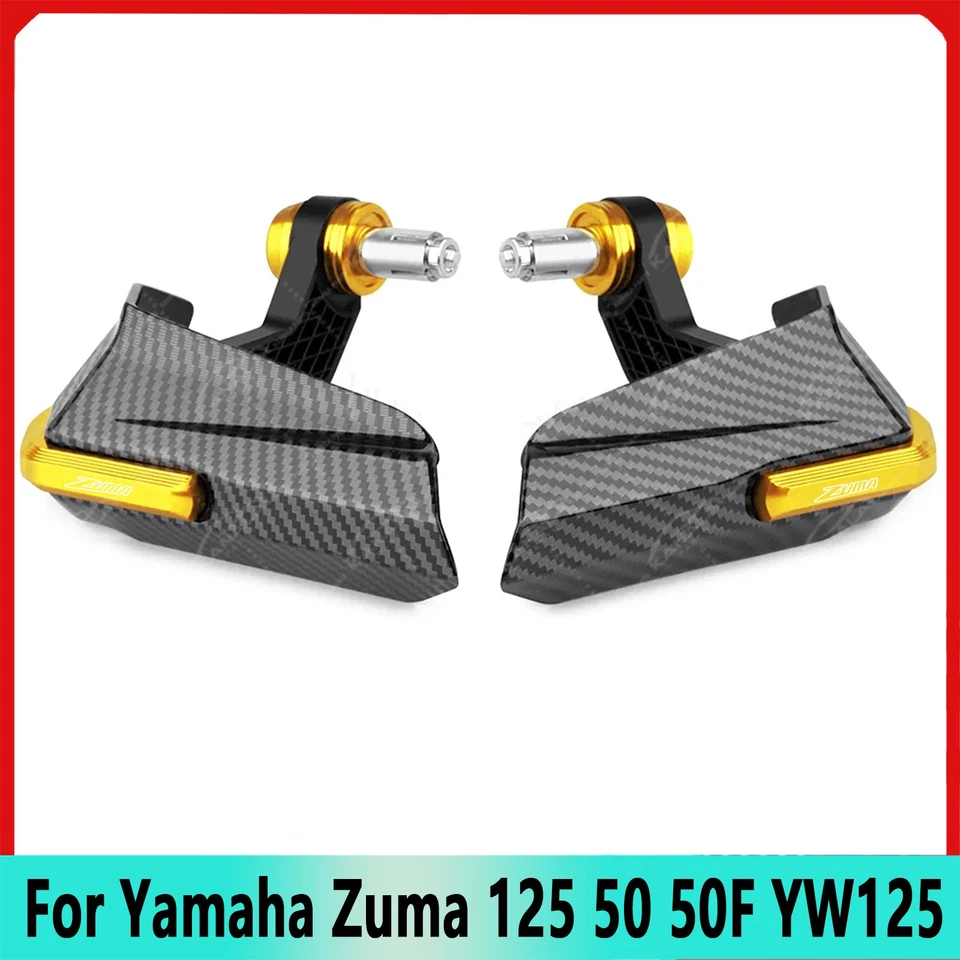 Handguard Grips Handle Shield Windshield For Yamaha Zuma 125 50 50F YW125 New Foto 4 de 4