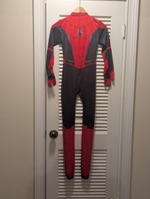 Kids Spider-Man Far From Home Costume Jumpsuit Cosplay Size XL Red Black