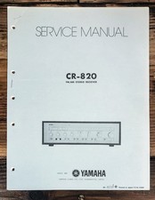 Yamaha CR-820 Receiver Service Manual *Origin...