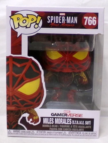 Funko Pop Marvel Spider-Man Miles Morales 766 Miles Morales S.T.R.I.K.E. Suit