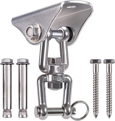BeneLabel Stainless Steel Swing Hangers 360Â° Swivel Ceiling Mount for Swing 1