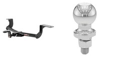 Curt Trailer Hitch Tow Cargo Kit 1-14in Receiver 2in Ball Mount 114163 40164