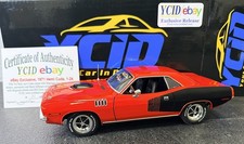 118 Scale Ycidebay Exclusive 1-24 1971 Hemi Cuda Tor Red Blk Bb Magnums 118 Scale Ycidebay Exclusive 1-24 1971 Hemi Cuda Tor Red Blk Bb Magnums