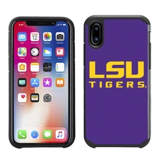 PBG NCAA LSU Tigers Textured Case For Apple iPhone X & XS (5.8")
