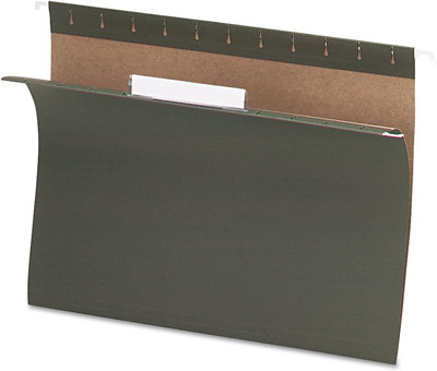 Pendaflex Recycled Hanging Folders, Letter Size, Standard Green, 1/3 Cut, 25/BX