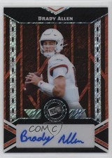 2024 Leaf Metal Collective Press Pass Orange Shimmer 10/10 Brady Allen Auto 8d2