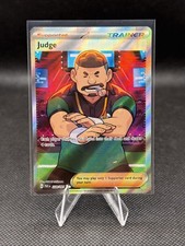 pokemon judge card Judge - 228/091 Full Art Ultra Rare Trainer