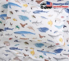 Pottery Barn Kids Save Our Seas Cotton Sheet Set