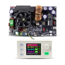 50A 4000W CNC DC Adjustable Buck Converter Power Supply Module Constant Voltage