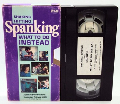 SHAKING, HITTING AND SPANKING: WHAT TO DO INSTEAD VHS 1990 OOP Child Care Video