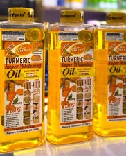 Veet Gold Turmeric Super Whitening Oil 500ml. One Piece.