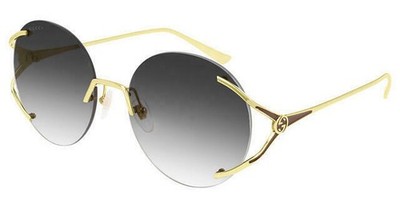 Gucci Gold 57 mm Gradient Women's Sunglasses GG0645S-001 57