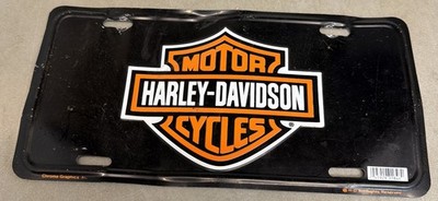 Harley Davidson Bar & Shield Booster Plate Harley Advertising Chroma Tag