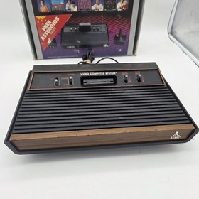 Atari CX2600A w Vader Box Manuals Registration 2x Joystick Controllers Bundle