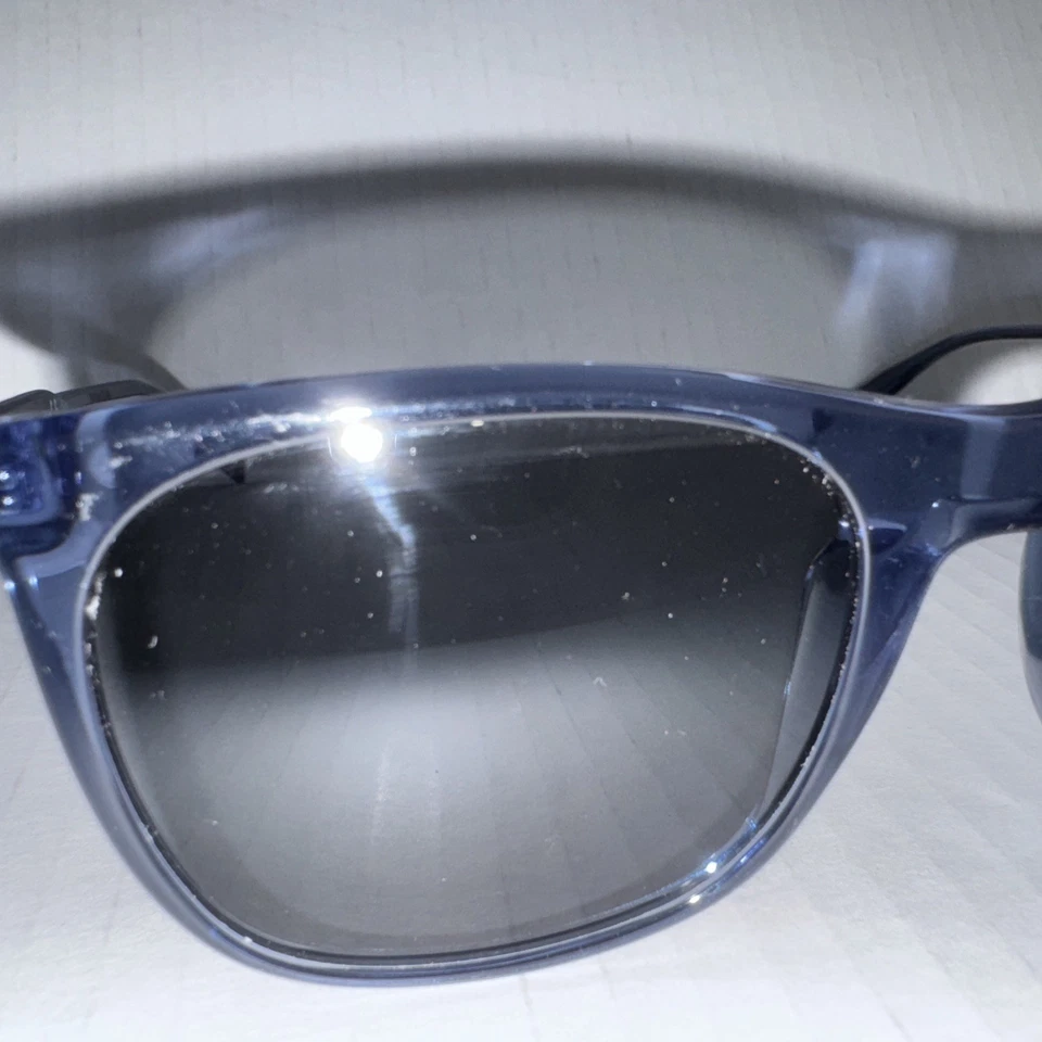 Gafas de sol MONTBLANC cuadradas/rectangulares azules grises gafas de lujo MB0008S Foto 3 de 4