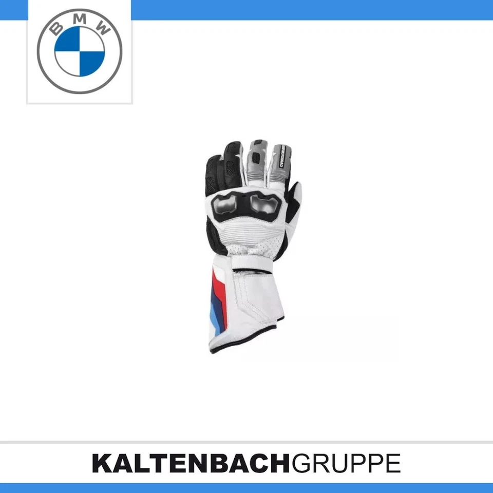 ORIGINAL BMW Motorrad Handschuhe M Pro Race Comp Silber - Bild 2 von 3