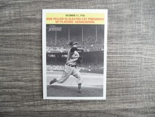 Bob Feller Cleveland Indians 2005 Topps Heritage Flashback MLB Card #F-BF