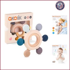 Baby Teething Toys, Teething Relief Toy, BPA Free Baby Chew Toys Infant Toys ...