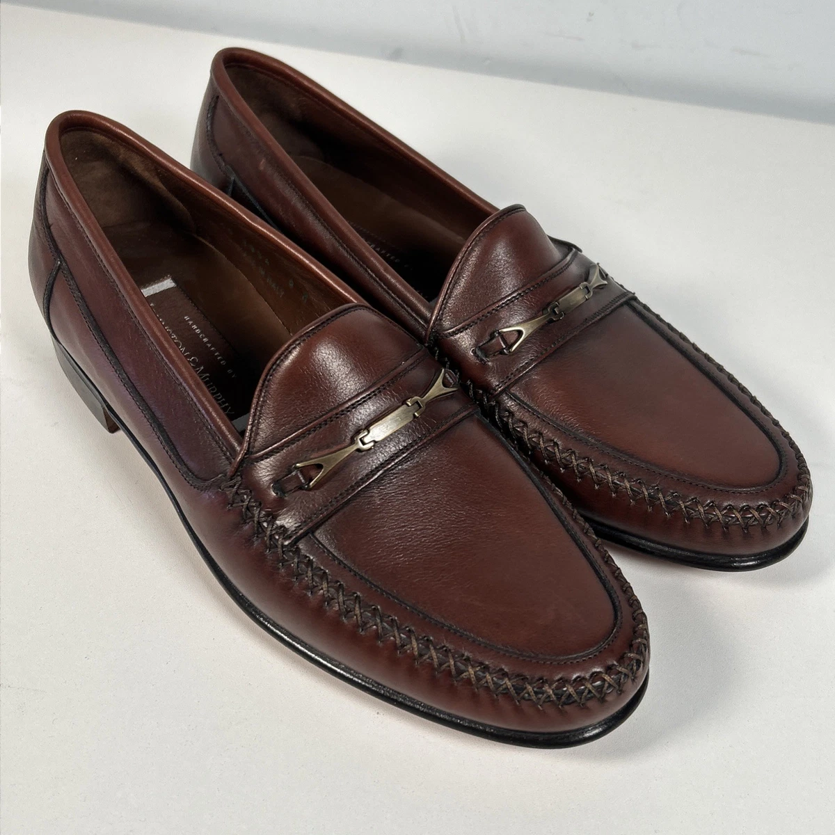 Johnston & Murphy M Loafer Leather Upper Casual Shoes for  display picture 1