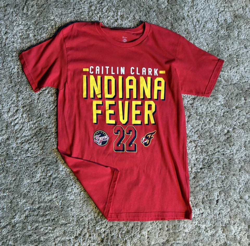 Indiana Fever Caitlyn Clark Red Shirt Jersey Size Medium - Image 2 of 3