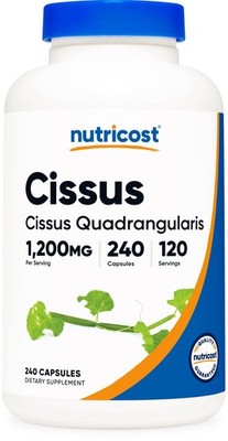 Nutricost Cissus Quadrangularis (600mg) 240 Capsules, Gluten Free & Non-GMO