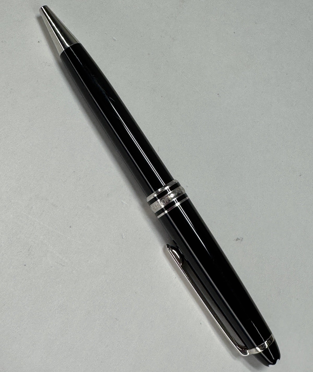 Montblanc Meisterstruck Pix Ballpoint Pen Black & Silver Germany Works