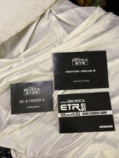 Bronica Zenza ETRSi 6x4.5 Main Camera Body Motor Drive  AE-II Finder E Instruct