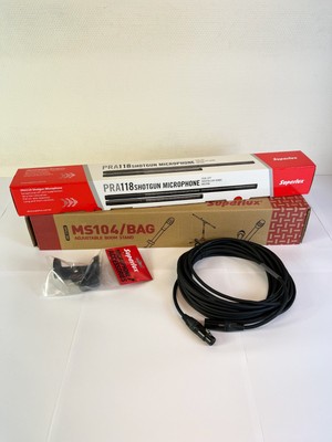 Shotgun Microphone complete Kit -  for Theater, FILM, Live Sound, ENG, Choir