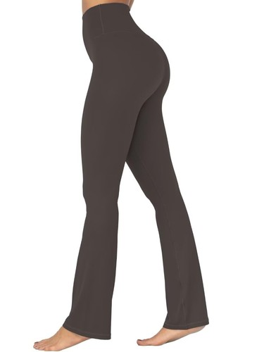 Flare Leggings for Women, High Waisted Casual Bootcut Flared Yoga Pants with ...