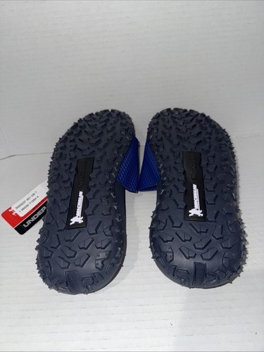 NUEVO CON ETIQUETAS SANDALIAS UNDER ARMOUR MICHELIN PROJECT ROCK 2.0 HOMBRE AZUL NEGRO Talla 7 - Imagen 4 de 4
