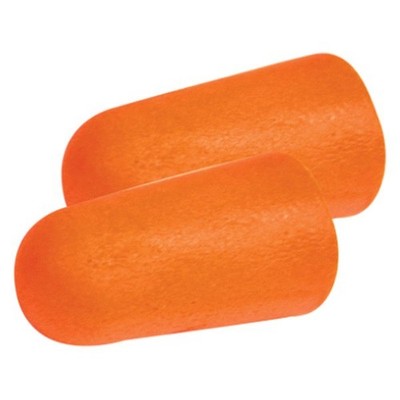 30 dB Orange Foam Disposable Tapered Uncorded Earplugs 25 Pairs