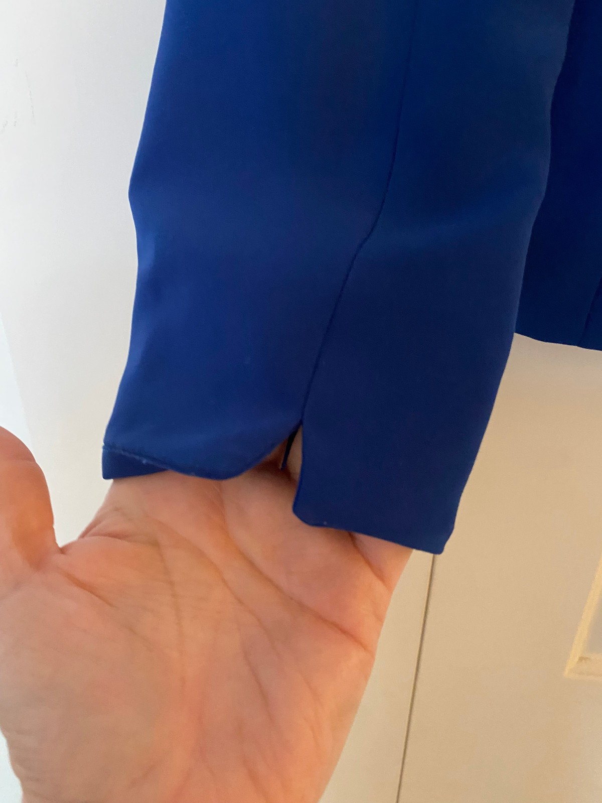 Pendleton Royal Blue Full Zip Blazer, Shoulder Pa… - image 3