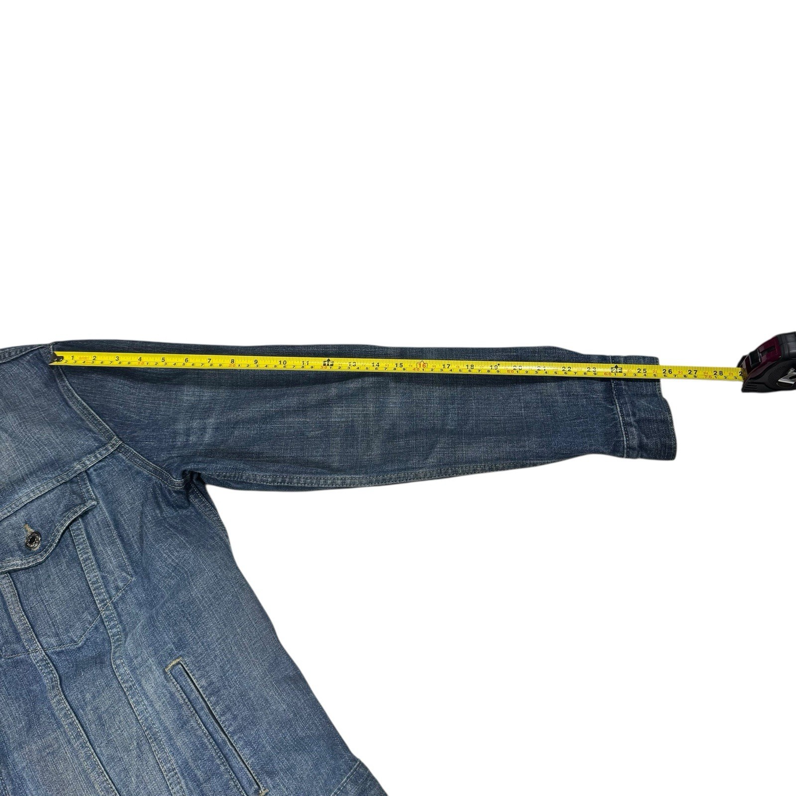 Levi’s Men’s Denim Trucker Jacket XL Blue Jean Vintage Wash Button Front Coat thumbnail 6