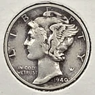 1940D  Mercury Dime - 86 Yrs Old!! ☆Great Way To BUY SILVER☆