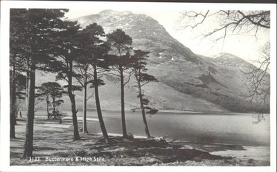 Buttermere & High Stile Lake District RPPC G.P. Abraham Echt Foto Postkarte