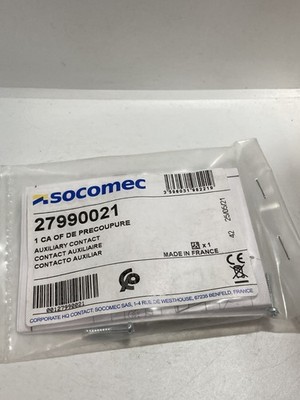 SOCOMEC 27990021 AUXILIARY CONTACT 16A 125-250VAC NIB