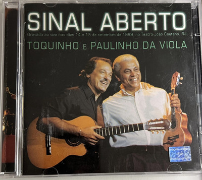 Toquinho & Paulinho Da Viola Sinal Aberto Guitarists Live 1999 BMG Brasil CD